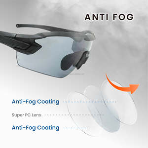 MIL-PRF 32432A Certified half frame adjustable nose pad Tactical Protective Eyewear for tactical tasks - Product Image 5