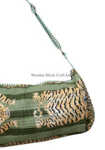 Sac de yoga élégant imprimé tigre, fermeture éclair, tissu en coton, sangle réglable, unisexe, moderne, sac de sport d'extérieur - Product Image 2