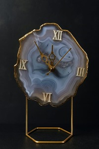 Beautiful Handmade Resin <b>Table</b> <b>Clock</b> Suitable for Decorative <b>Table</b> Accent In Hotels Or Guest Rooms And Reception Areas Decor - Product Image 6