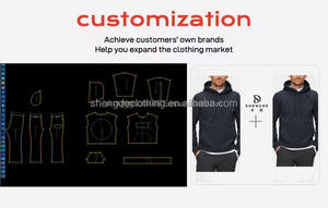 Conjuntos de sudaderas y sudaderas con capucha y logotipo personalizado Conjuntos de Sudadera con capucha estampada en polvo personalizados Conjuntos de sudadera con cremallera de diamantes de imitación para hombres - Product Image 6