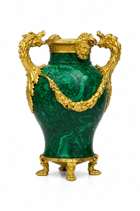 Pot de fleurs en malachite naturelle - Product Image 3