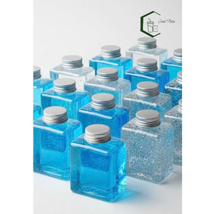 Bouteille carrée en PET de 500 ml avec bouchon à vis en aluminium de 52 mm, qualité alimentaire, usine OEM pour jus, lait, thé, café, boissons, Vietnam - Product Image 1