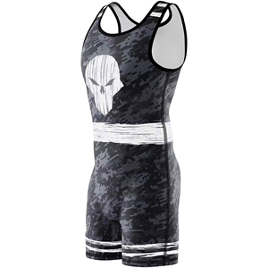 Wholesale Custom Powerlifting Wrestling <b>Singlet</b> for Adults GYM <b>Weightlifting</b> Sport Set Printed Techniques Spandex/220g - Product Image 1