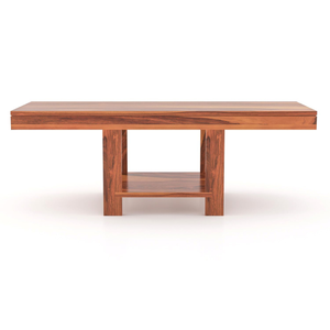 Mesa de centro hecha a mano con base de madera de teca natural, mueble de madera, florero para decoración del hogar, mesa de café rústica moderna - Product Image 4