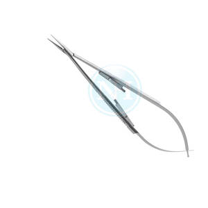 Tijeras Quirúrgicas de Acero Inoxidable para Córnea con Puntas Curvas y Ciegas - Product Image 3