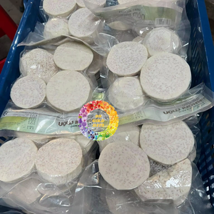 Taro Congelado IQF de Grado Premium, en Cubos, Trozos y Palitos, Vegetal con Vetas Púrpuras, para Té con Leche y Dim Sum - Caryn 10kg - Product Image 3
