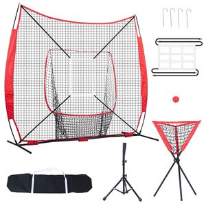 Rete Portatile 7x7 piedi per Allenamento di Baseball e Softball: Ideale per Battuta, Presa, Lancio e Protezione Posteriore - Attrezzatura da Softball - Product Image 5