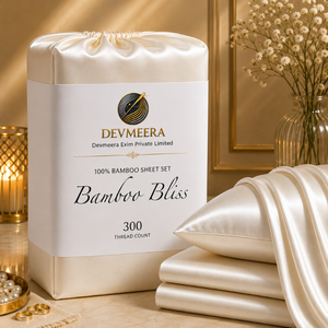 Colección de Ropa de Cama de Bambú Ivory 300 TC, Sábanas Ultra Suaves para un Sueño Sereno |   Sábanas de Lujo Frescas, Transpirables y con Control de Humedad - Product Image 2