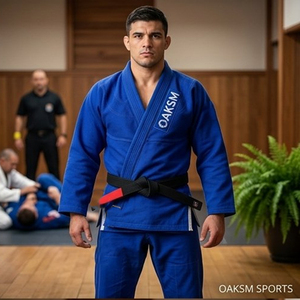 Kimono de Jiu Jitsu Brasileño (BJJ) Resistente, Tejido Pearl Weave, Pantalones Ripstop, Parches Bordados, Todos los Colores, Negro y Blanco - Product Image 3