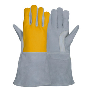 Guantes de Soldadura TIG de Cuero de Vaca y Cabra de Alta Resistencia, Guantes de Seguridad Industrial de Algodón Resistentes al Calor y Chispas - Product Image 5