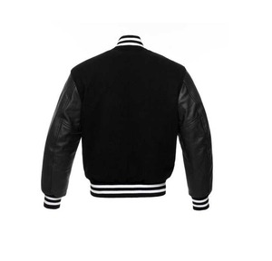 Men's Winter Fashion Varsity <b>Jackets</b> Stand Collar Loose Design Canvas College Bomber Baseball <b>Jackets</b> Letterman ODM Fabric - Product Image 3