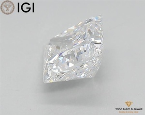 เพชรคุณภาพพรีเมียมทรงปรินเซสคัท 1.00 กะรัต ความสะอาดระดับ VVS1 สี D รับรองโดย IGI เพชร CVD ผลิตในห้องปฏิบัติการ เหมาะสำหรับการออกแบบแหวนสร้างสรรค์ - Product Image 4