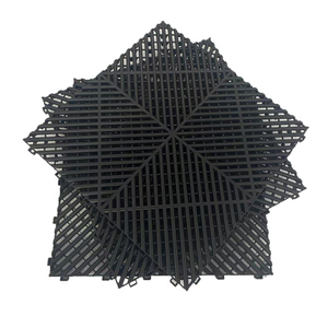 Dalles de garage en caoutchouc au design moderne, en PP, emboîtables, pour sous-sol et garage, solution de design graphique, revêtement de sol en vinyle - Product Image 1