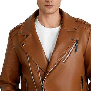 <b>SMART</b> SHINE ENTERPRISES <b>Men's</b> Winter Premium Leather <b>Jacket</b> Soft Durable Comfortable Classic Full Zip Casual Fashion Outerwear - Product Image 6