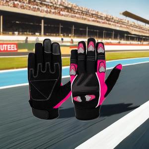 Gants de Motocross MX en cuir personnalisés de haute qualité doigt complet pour vélo Sports de plein air respirant antidérapant en gros - Product Image 1