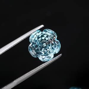 Topacio Azul Cielo Natural, Corte Pera, 10 mm, Gema Suelta para Joyería, Alta Calidad, Tamaño Calibrado - Product Image 1