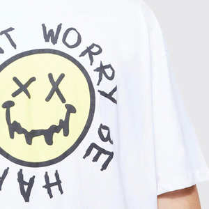 T-shirts pour hommes en coton imprimé 3D avec lettres en relief, coupe régulière, 300 GSM, écologiques, séchage rapide, style streetwear - Product Image 5