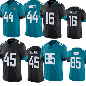 Maillots de football américain pour hommes, grande taille, manches courtes, séchage rapide, avec design brodé, 100% polyester - Product Image 1