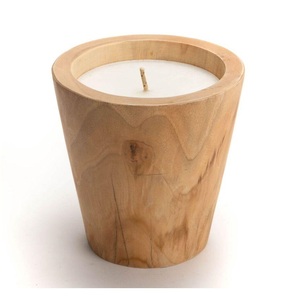 เทียนหอมในโถไม้ดีไซน์ใหม่ล่าสุด สำหรับตกแต่งบ้าน - Product Image 3