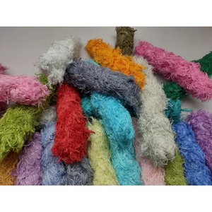เส้นด้ายริบบิ้นผ้าลินิน 10 สี แพ็คคละสี แถบผ้าทำมือสำหรับงานทอผ้า - Product Image 5