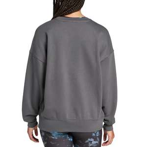 Chaleco de lana 100% algodón para mujer, 180-220G, de peso pesado, color liso básico, cuello redondo, ajuste holgado, estilo urbano, transpirable - Product Image 5