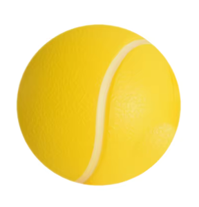 Ballon d'exercice EPP jaune style tennis 65 mm, outil d'entraînement de fitness portable - Product Image 4