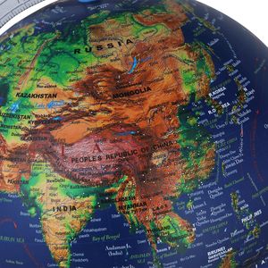 LALAHO Globo Terrestre in ABS Blu da 13 Pollici con Costellazioni in Rilievo, Scala e Base in Legno - Categoria Prodotti YJ - Product Image 4