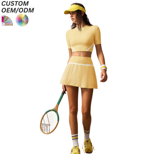 Conjunto Deportivo de Tenis Transpirable, con Logotipo Personalizado Impreso en Camiseta y Pantalones Cortos, Soporte OEM ODM para Marcas de Ropa al por Mayor - Product Image 3