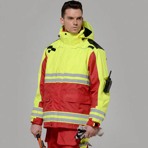 Veste de sécurité industrielle pour hommes, haute visibilité, réfléchissante, imperméable, pour travaux routiers, construction et sécurité - Product Image 3