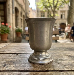 Wholesale Rustic Handmade Brass Wine Goblet Artistic Engraved Chalice Vintage Metal Drinking Cup <b>Table</b> Styling - Product Image 2