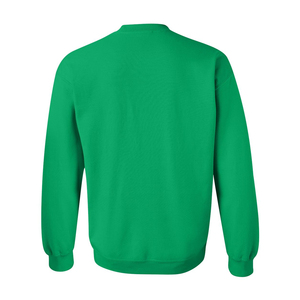 เสื้อสเวตเชิ้ตคอกลมสีเขียวแบบยูนิเซ็กซ์ ทรงปกติ ผ้าฟลีซสีพื้น สวมใส่สบายสำหรับฤดูหนาว ผลิตจากผ้าฝ้าย 100% แห้งเร็ว ระบายอากาศได้ดี - Product Image 2