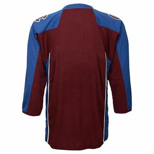 Jersey de hockey sobre hielo de diseño personalizado para hombre al por mayor para ropa deportiva impresión por sublimación OEM nombre del equipo patrón en blanco - Product Image 2