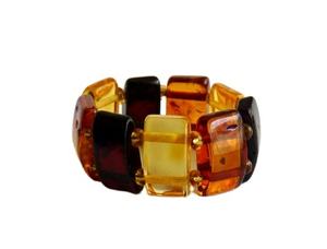 Bracelet jonc ovale coloré en résine perlée style bohème pour femmes et filles – Vente en gros - Product Image 2