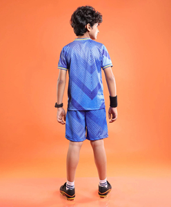 Conjunto de Camiseta y Pantalones Cortos de Fútbol para Niños, Uniforme de Fútbol Personalizado por Sublimación, Ropa Deportiva para Equipos Infantiles, Ropa Deportiva Juvenil - Product Image 3