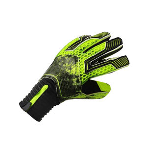 Guantes de Portero de Fútbol Personalizados de Látex con Palma Antideslizante, Transpirables, de Dedo Completo, con Cierre de Velcro para Entrenamiento Profesional - Product Image 1