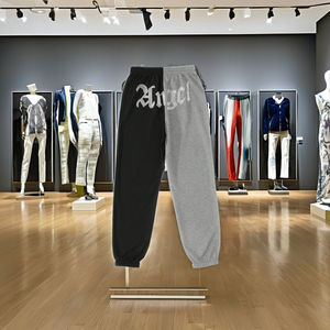 Mujeres Rhinestone Jogger Sweat Pant Algodón Fleece 350gsm Streetwear Moda Loose Fit Oem Custom Logo Vintage Style Trendy Jogger - Product Image 1