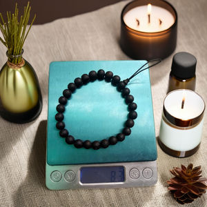 Dai Binh Premium Natural Sandalwood <b>Bracelet</b> for Men Women Handmade Scented <b>Beads</b> High Quality Polished Wooden Jewelry 12mm 1kg - Product Image 1