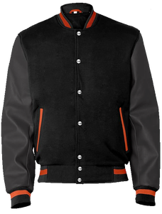 <b>Men's</b> Canvas Fabric Custom Embroidered Varsity <b>Jacket</b> with Polyester Shell OEM ODM Wholesale - Product Image 3