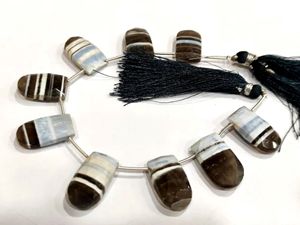 Perlas de Ópalo Boulder Azul Natural en Forma de Dedo, 10x19mm - Product Image 4