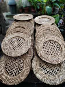 Napperons en rotin naturel couleur miel foncé, style vintage, pour table à manger, vente en gros, fournisseur Vietnamien - Product Image 5