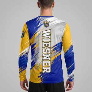เสื้อวอลเลย์บอลแขนยาวแบบซับลิเมชั่นสั่งทำ OEM สำหรับผู้ชายและเยาวชน ชุดทีมกีฬา เสื้อกีฬาระบายอากาศได้ดี SVA Wiesner - Product Image 2