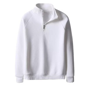 Sweat-shirt personnalisé pour homme, col montant à fermeture éclair, broderie personnalisée, sourcing de marques de vêtements sur mesure pour les détaillants américains - Product Image 1