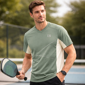 Camiseta Moderna Estilo Cancha de Pickleball, Ligera, Transpirable, Personalizada, Fabricante de Ropa Deportiva para Pádel - Product Image 6