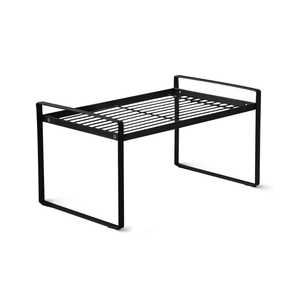 2 Tier Rustic Wooden Spice <b>Rack</b> Tabletop Seasoning Jar Organizer Shelf Step Storage Stand Holder for <b>Kitchen</b> Countertop - Product Image 6