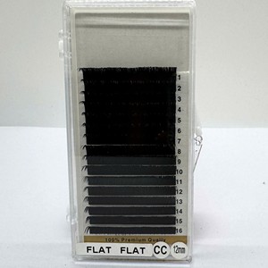 ขนตาปลอมแบบแฮนด์เมด ต่อขนตาแบบพัดสำเร็จรูป ใยสังเคราะห์ ให้ลุคธรรมชาติ ยาว นุ่ม 12/16 แถว ปรับแต่งได้ รับผลิตแบรนด์ส่วนตัว - Product Image 3