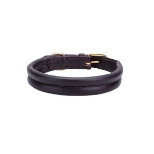 ปลอกคอสุนัขหนังสีดำนุ่มมีทุกขนาดผลิตที่เชื่อถือได้ - Product Image 4