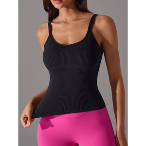 Top da donna con scollo rotondo - Product Image 1