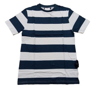 Camiseta de Manga Corta para Hombre, Casual, Slim Fit, Teñida con Hilo, 100% Algodón - Product Image 5