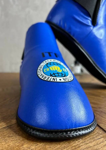 Chaussures de protection rembourrées unisexes pour le Taekwondo ITF avec bandes élastiques ajustables pour le sport - Product Image 2