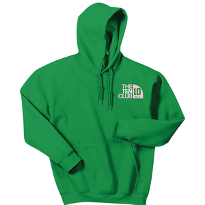 Sweat à capuche brodé AKA The Eleven Club 11, sweat à capuche en molleton de coton premium vert AKA, unisexe - Product Image 1